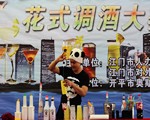 2012奥斯卡杯花式调酒大赛冠军澎湃